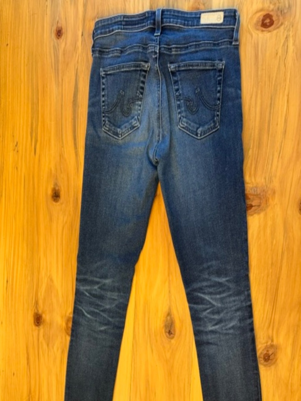 AG Adriano Goldschmied Legging Ankle Jeans 27R Medium Wash Skinny Stretch Denim